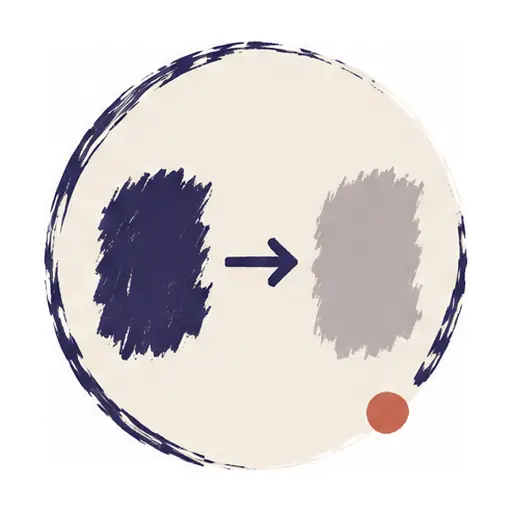 Schematic: Big color change (an extra coat)