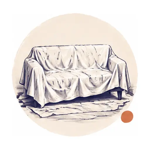 Schematic: Move and cover furniture