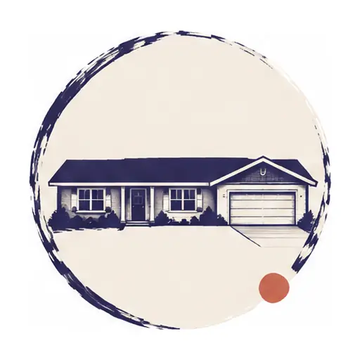 Schematic: Typical 1-story ranch