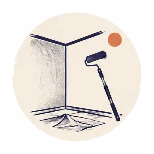 Schematic icon: Interior Painting