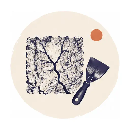 Schematic icon: Stucco Painting