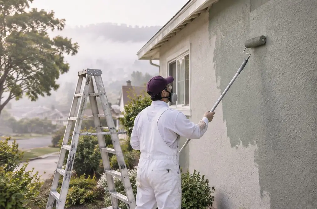 Illustration: step 5 — Paint in two coats